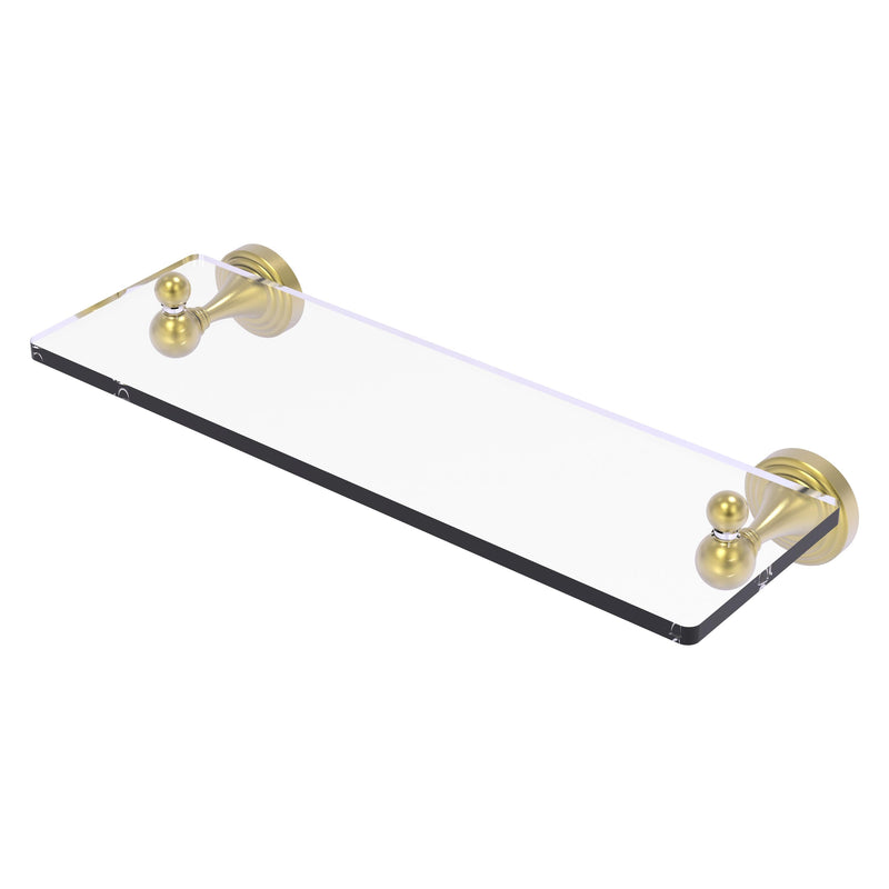 Sag Harbor Collection Glass Vanity Shelf with Beveled Edges