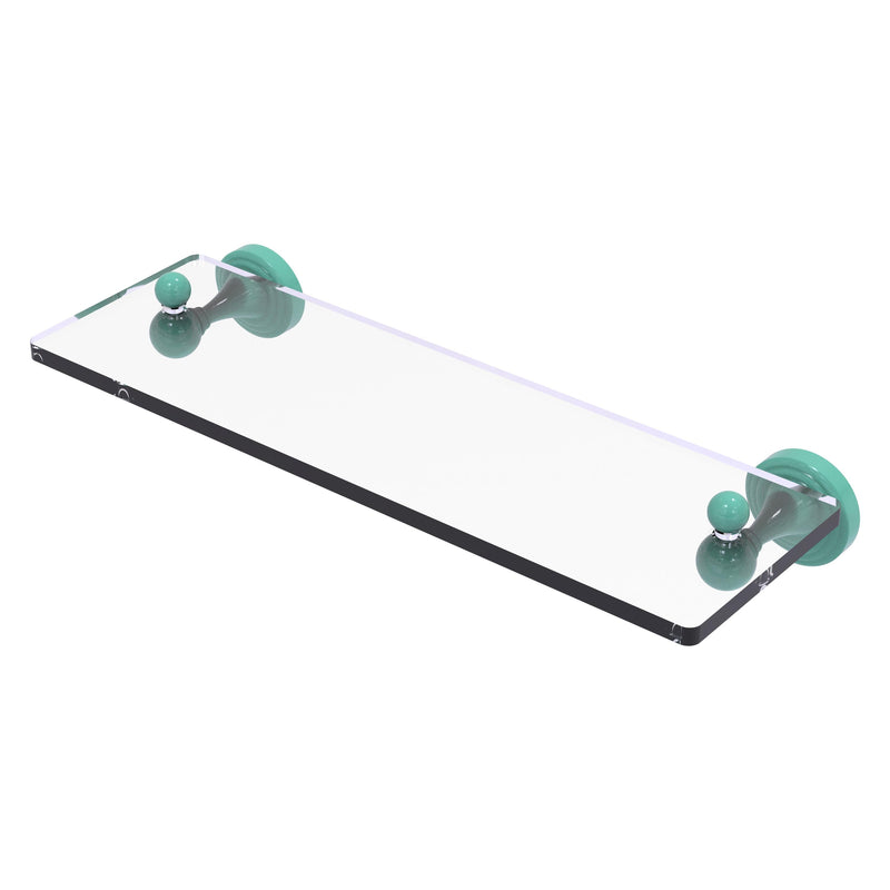 Sag Harbor Collection Glass Vanity Shelf with Beveled Edges