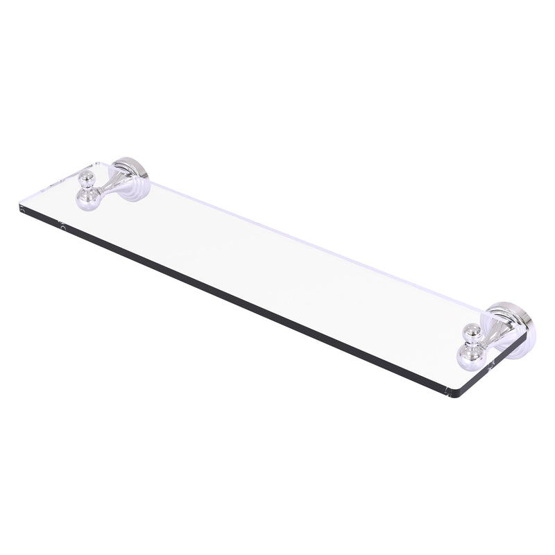 Sag Harbor Collection Glass Vanity Shelf with Beveled Edges