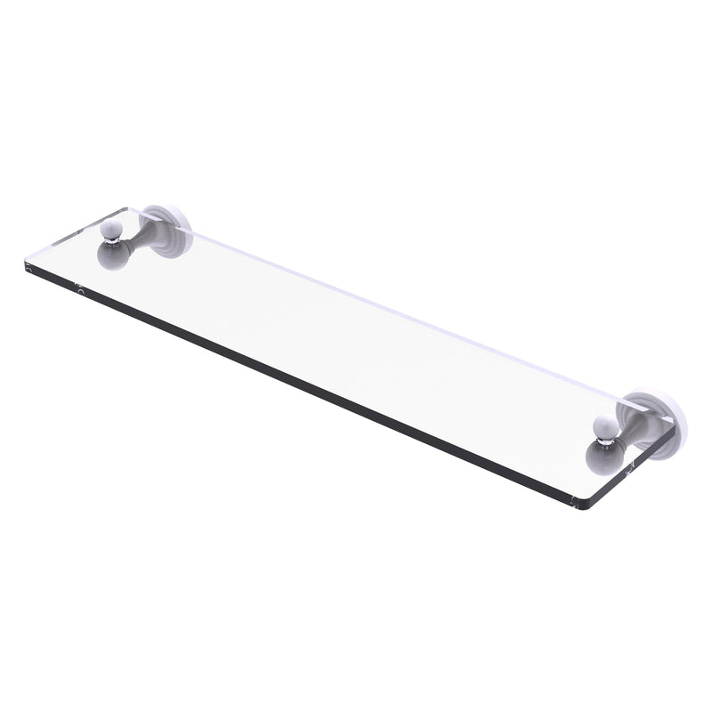 Sag Harbor Collection Glass Vanity Shelf with Beveled Edges