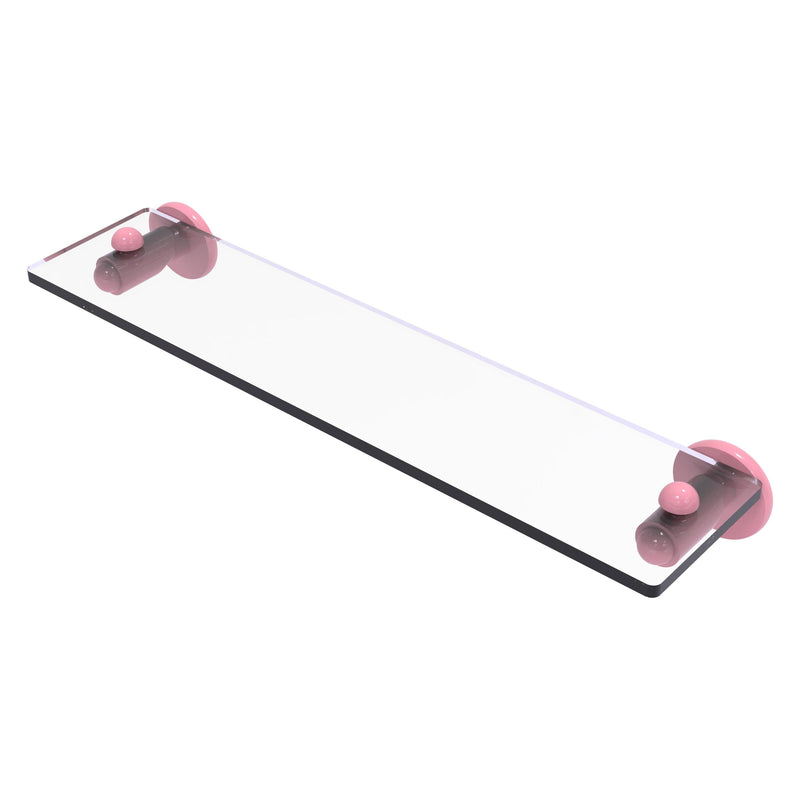 Soho Collection Glass Vanity Shelf with Beveled Edges