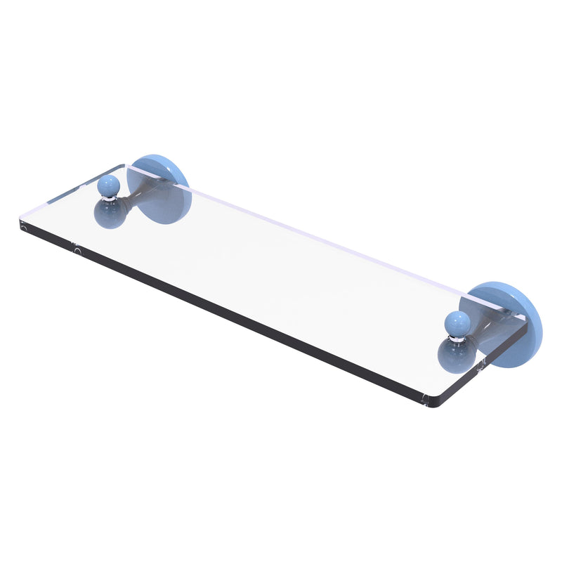 Shadwell Collection Glass Vanity Shelf with Beveled Edges