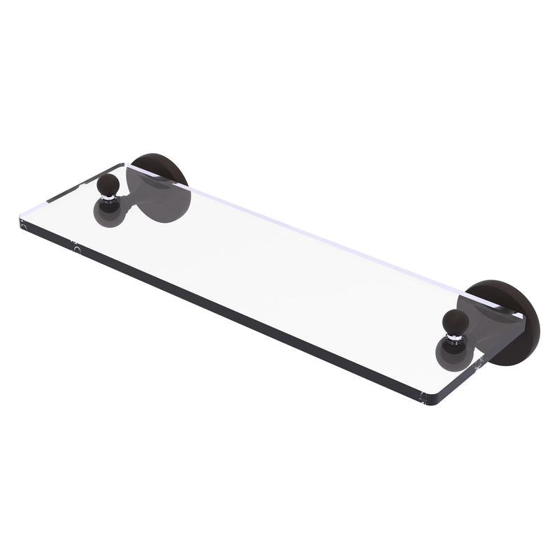 Shadwell Collection Glass Vanity Shelf with Beveled Edges