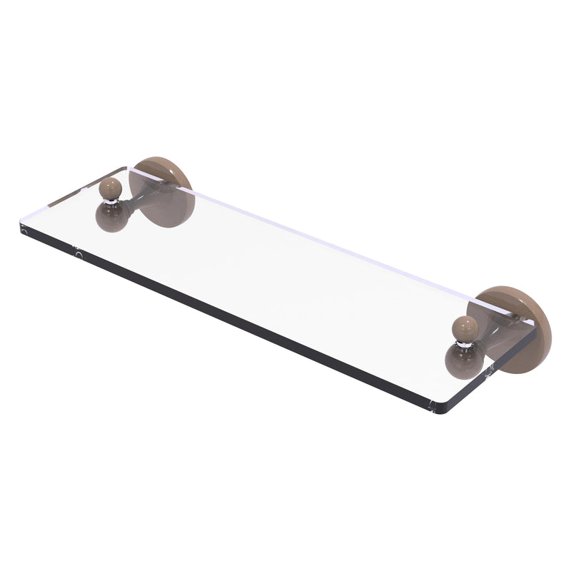 Shadwell Collection Glass Vanity Shelf with Beveled Edges