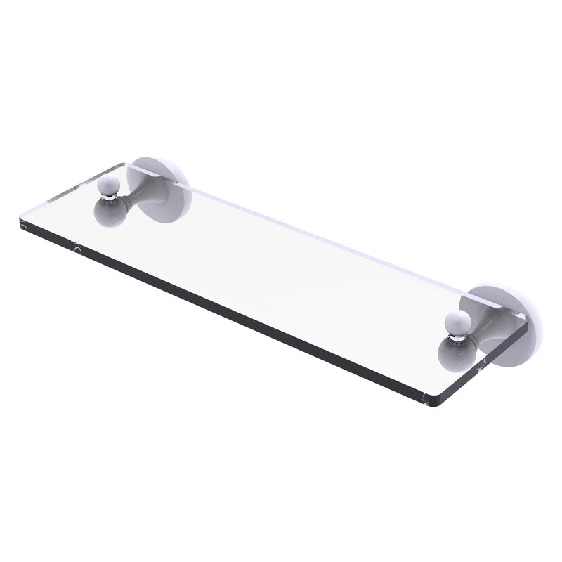 Shadwell Collection Glass Vanity Shelf with Beveled Edges