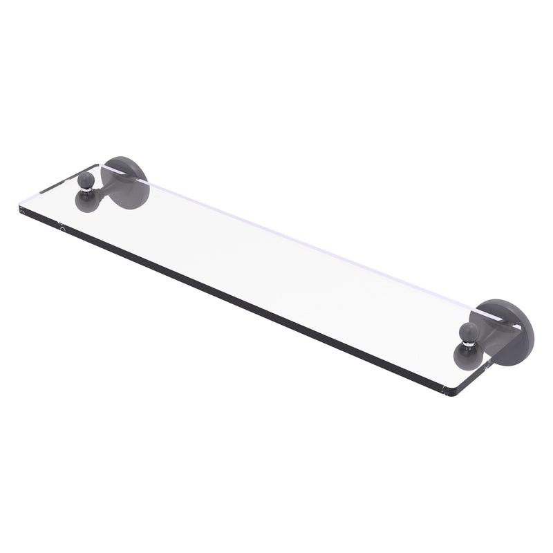 Shadwell Collection Glass Vanity Shelf with Beveled Edges