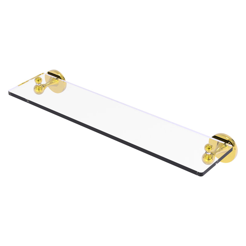 Shadwell Collection Glass Vanity Shelf with Beveled Edges