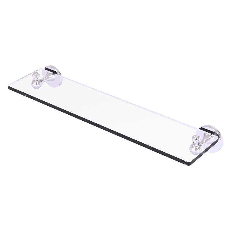 Shadwell Collection Glass Vanity Shelf with Beveled Edges