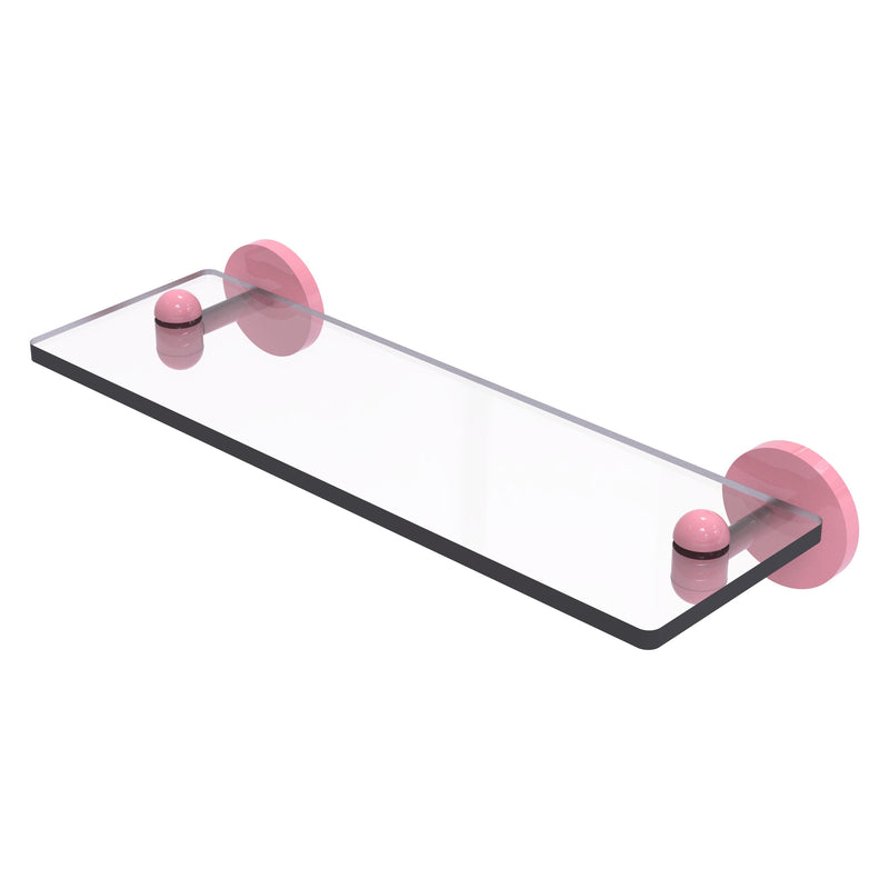 Tango Collection Glass Vanity Shelf with Beveled Edges