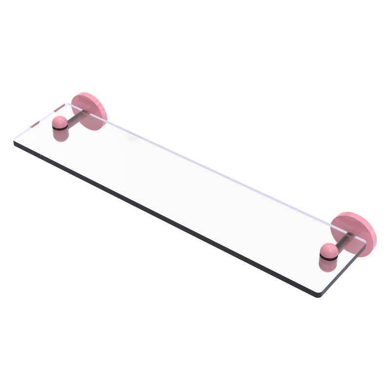 Tango Collection Glass Vanity Shelf with Beveled Edges