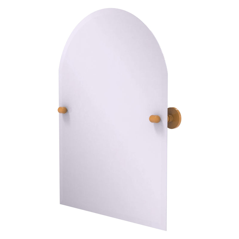 Frameless Arched Top Tilt Mirror with Beveled Edge