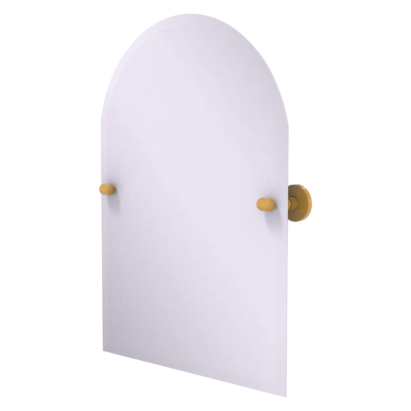 Frameless Arched Top Tilt Mirror with Beveled Edge