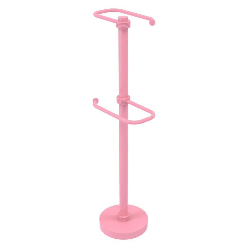 Freestanding Two Roll Toilet Tissue Stand