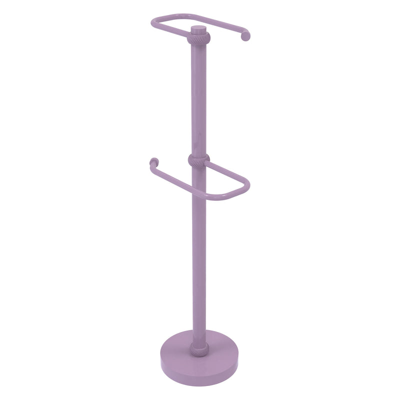 Freestanding Two Roll Toilet Tissue Stand