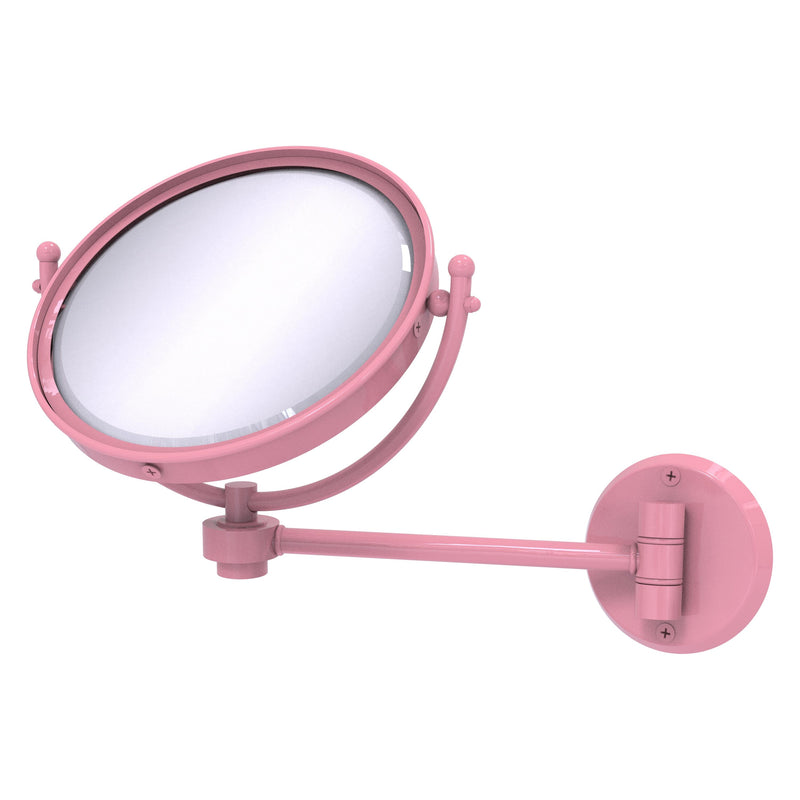 8 Inch Wall Mounted Make-Up Mirror with Smooth Accents