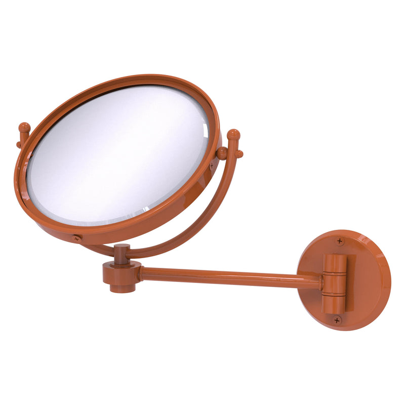 8 Inch Wall Mounted Make-Up Mirror with Smooth Accents