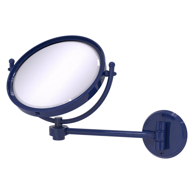 8 Inch Wall Mounted Make-Up Mirror with Smooth Accents