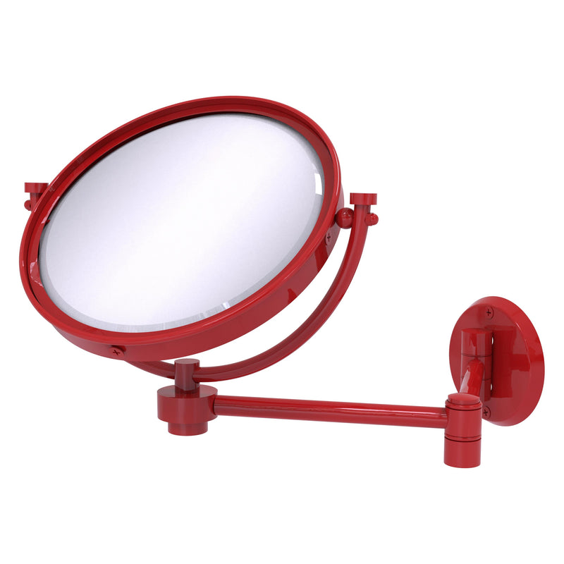 8 Inch Wall Mounted Extending Make-Up Mirror with Smooth Accents