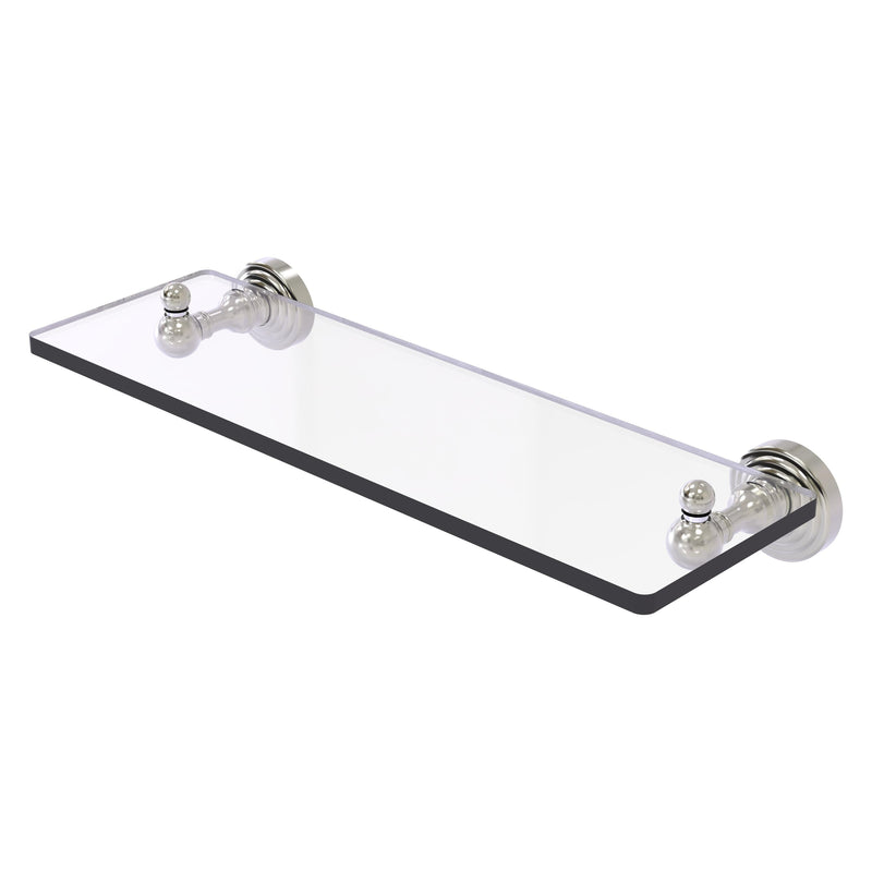 Waverly Place Collection Glass Vanity Shelf with Beveled Edges