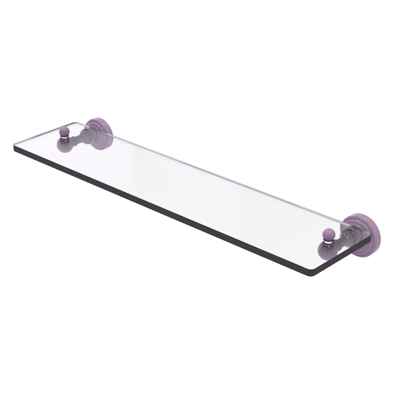 Waverly Place Collection Glass Vanity Shelf with Beveled Edges