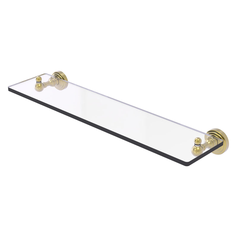 Waverly Place Collection Glass Vanity Shelf with Beveled Edges