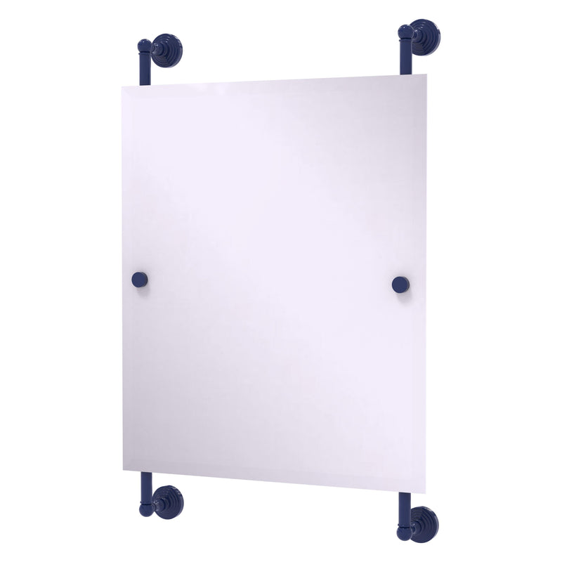 Waverly Place Collection Rectangular Frameless Rail Mounted Mirror