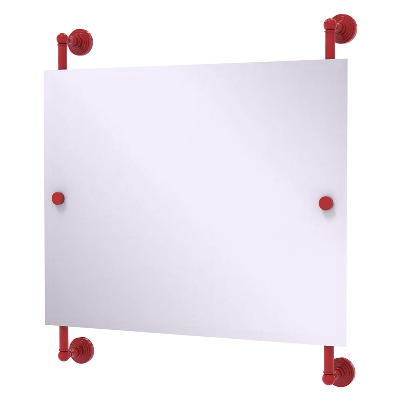 Waverly Place Landscape Rectangular Frameless Rail Mounted Mirror