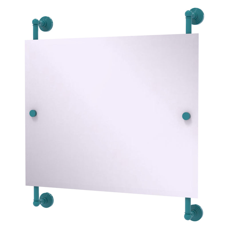 Waverly Place Landscape Rectangular Frameless Rail Mounted Mirror