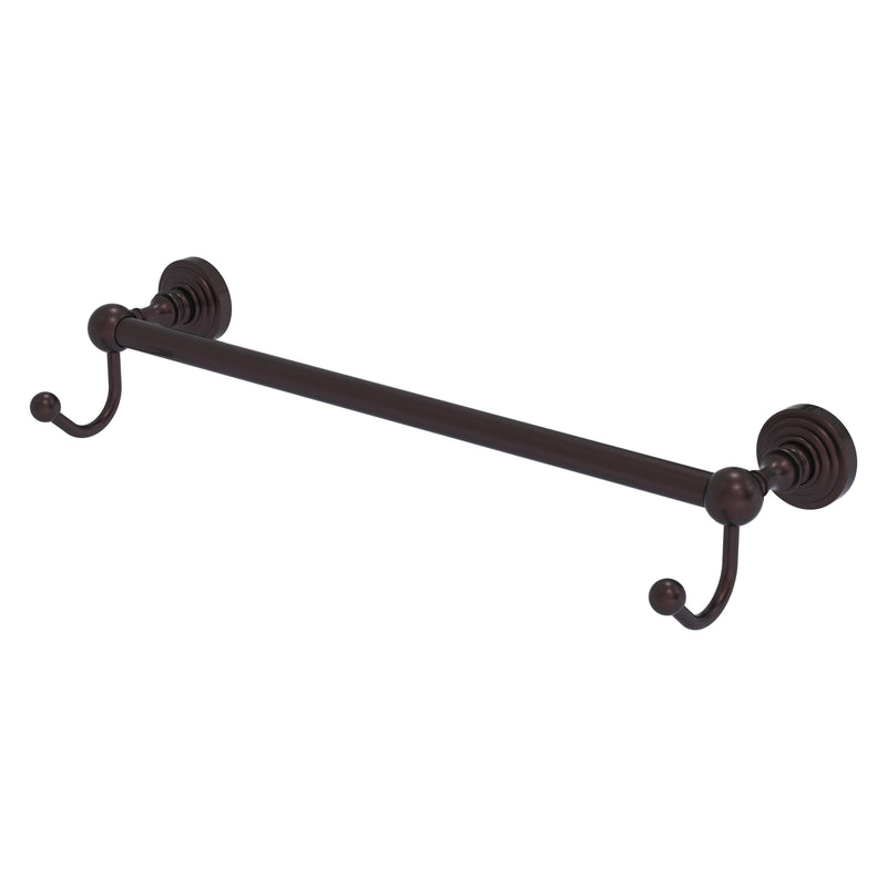 Waverly Place Collection Towel Bar with Integrated Hooks