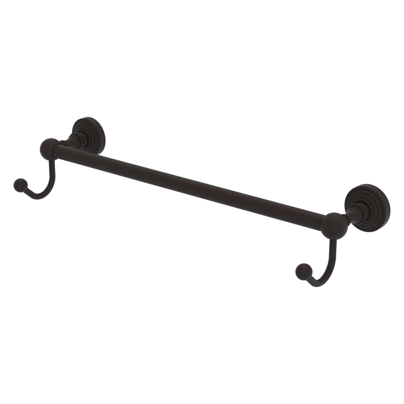 Waverly Place Collection Towel Bar with Integrated Hooks