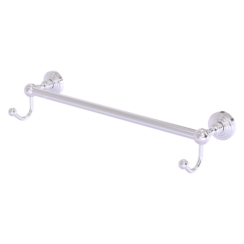 Waverly Place Collection Towel Bar with Integrated Hooks