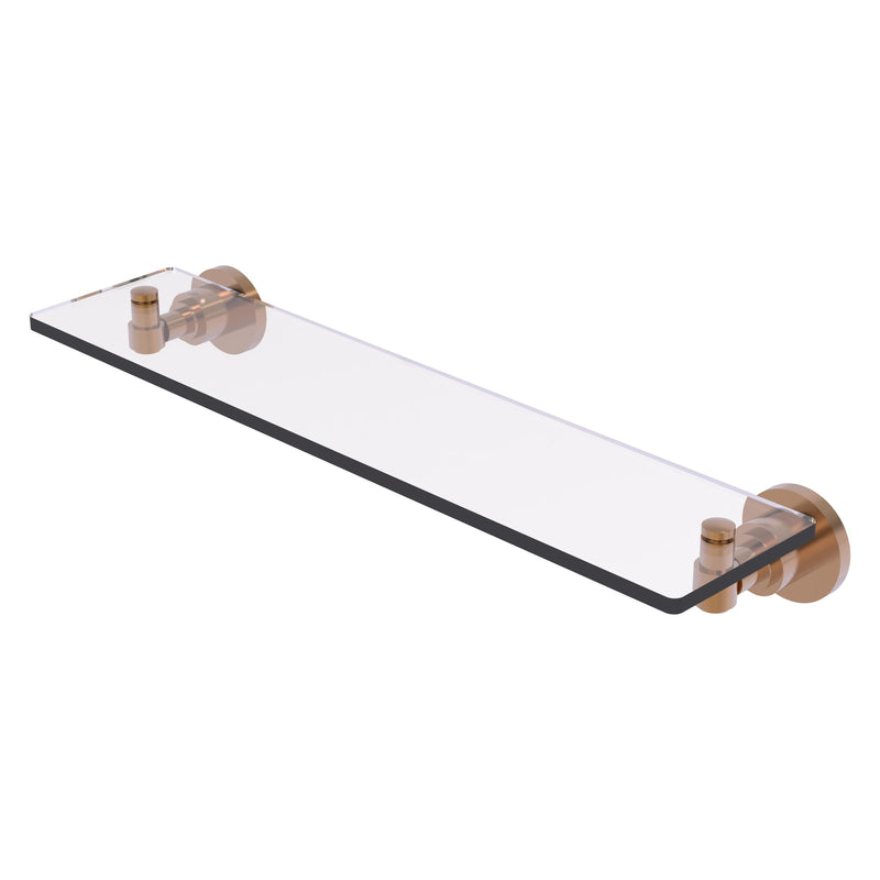 Washington Square Collection Glass Vanity Shelf with Beveled Edges