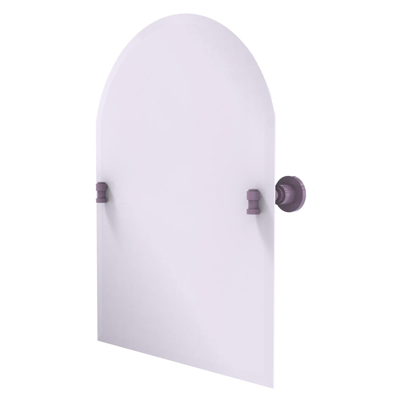 Frameless Arched Top Tilt Mirror with Beveled Edge