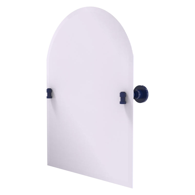 Frameless Arched Top Tilt Mirror with Beveled Edge