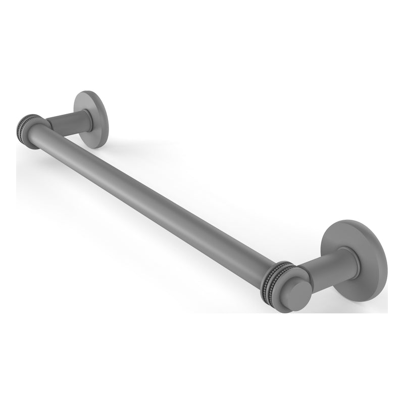 Continental Collection Towel Bar with Dotted Accents