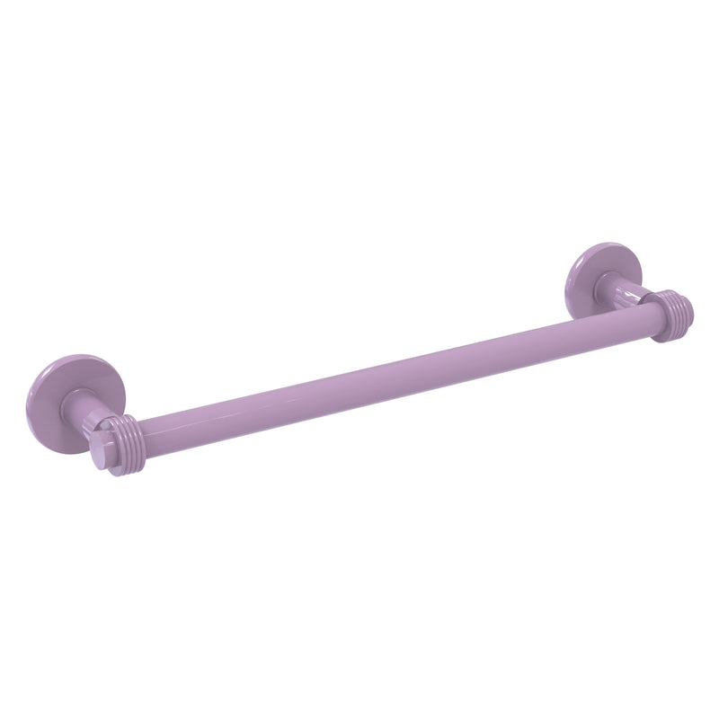 Continental Collection Towel Bar with Grooved Accents