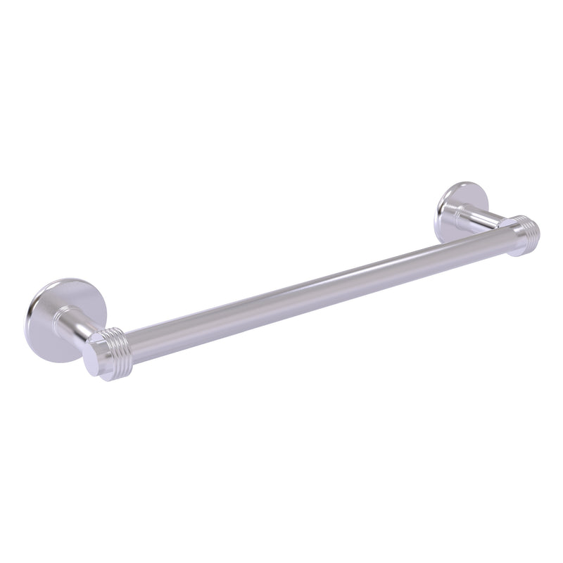 Continental Collection Towel Bar with Grooved Accents