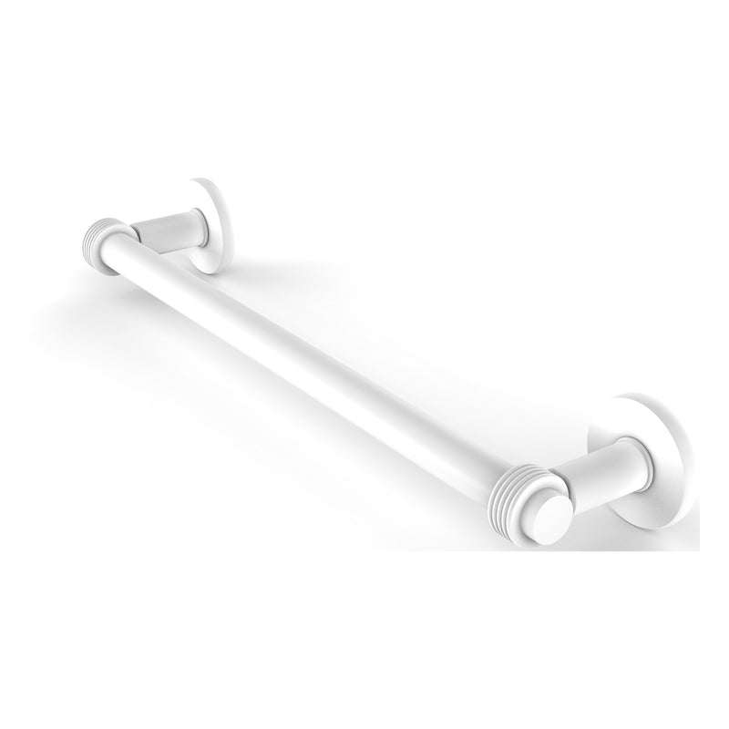 Continental Collection Towel Bar with Grooved Accents