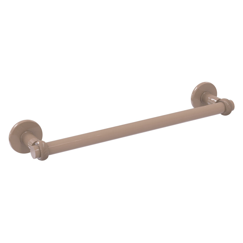 Continental Collection Towel Bar with Twisted Accents