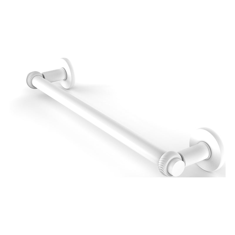 Continental Collection Towel Bar with Twisted Accents