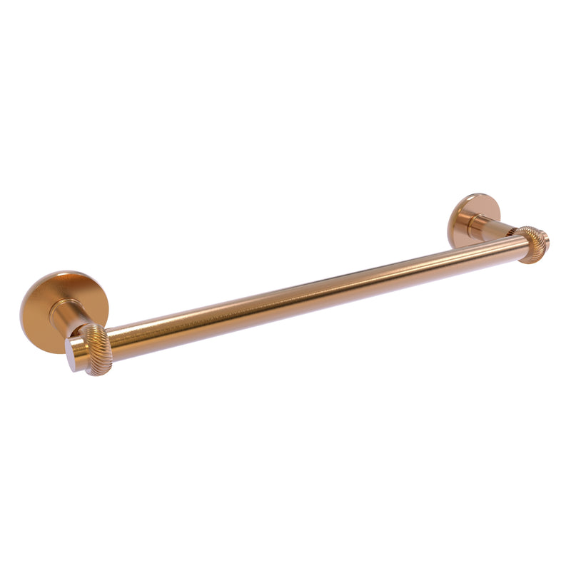 Continental Collection Towel Bar with Twisted Accents