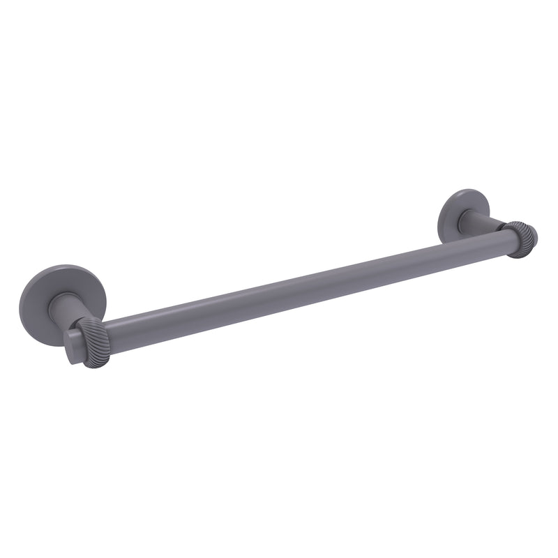 Continental Collection Towel Bar with Twisted Accents