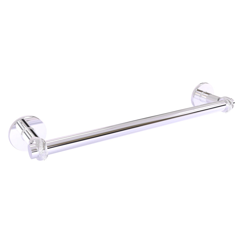 Continental Collection Towel Bar with Twisted Accents