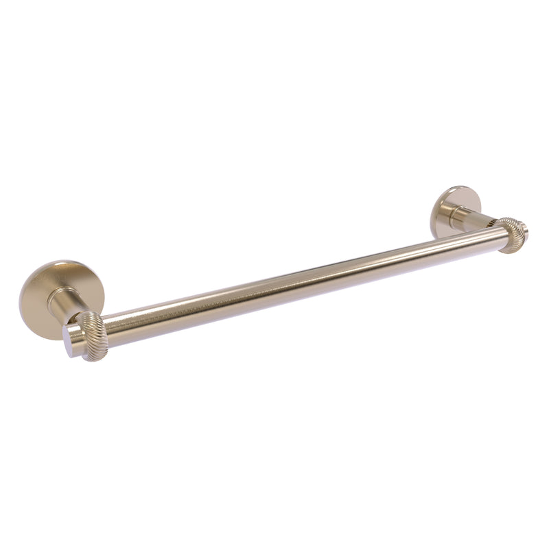 Continental Collection Towel Bar with Twisted Accents