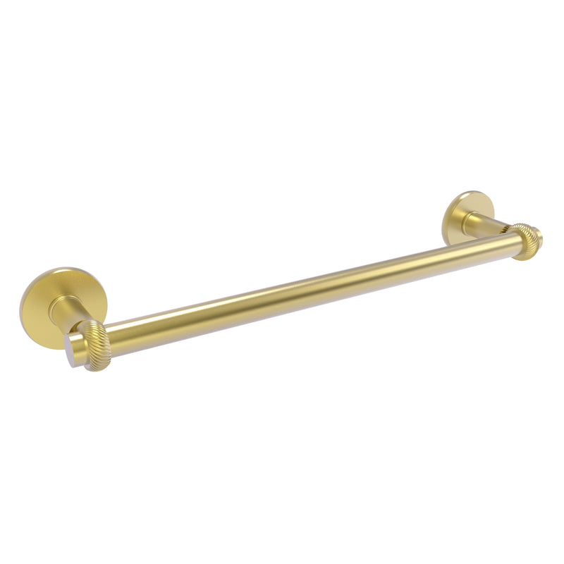 Continental Collection Towel Bar with Twisted Accents