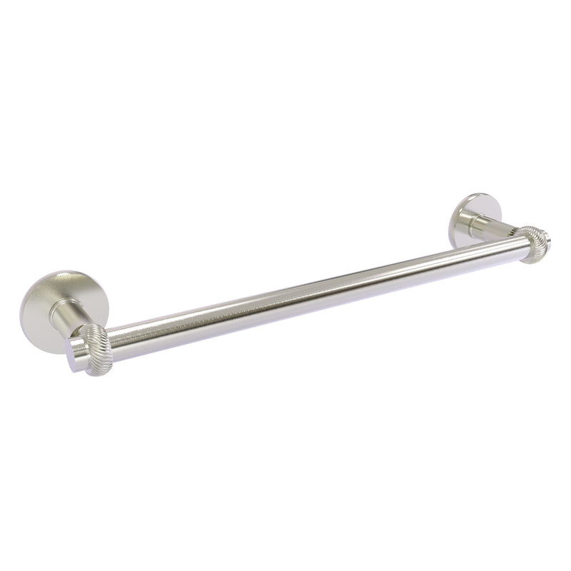 Continental Collection Towel Bar with Twisted Accents