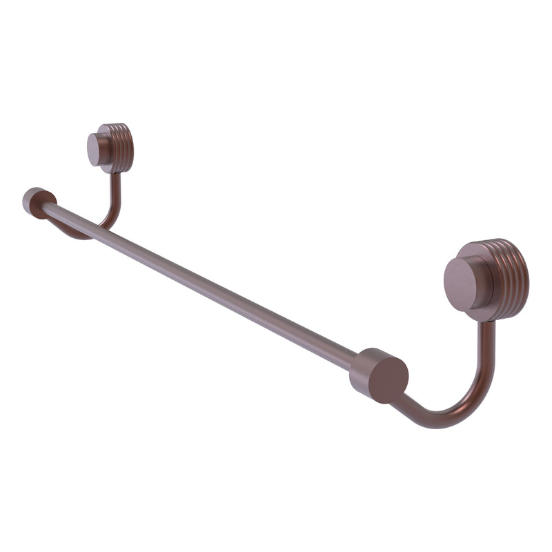 Venus Collection Towel Bar with Grooved Accents