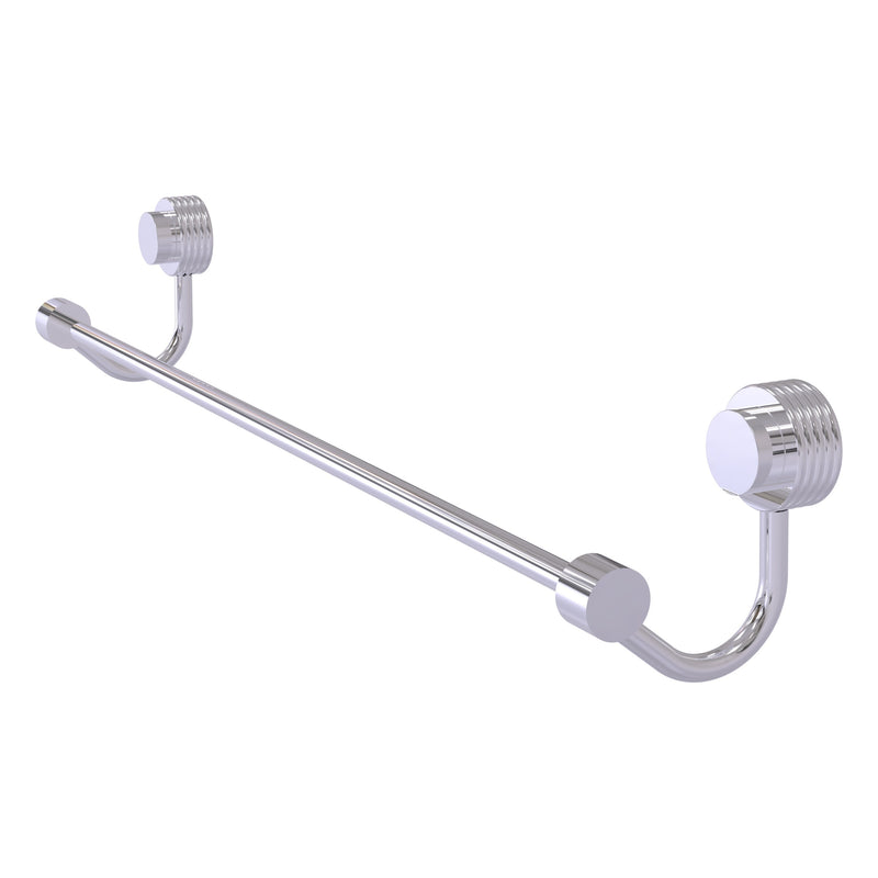 Venus Collection Towel Bar with Grooved Accents