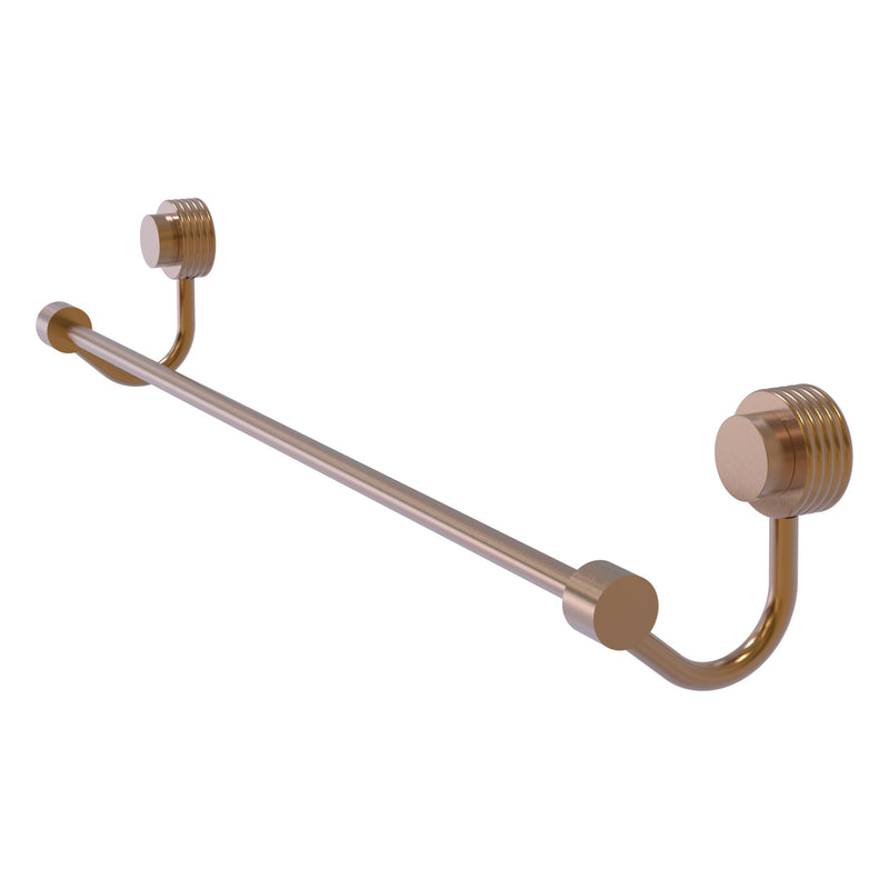 Venus Collection Towel Bar with Grooved Accents