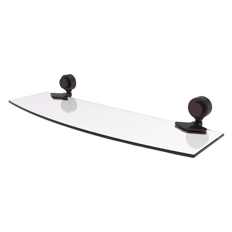 Venus Collection Glass Shelf with Smooth Accents